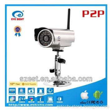 Outdoor IPCAM, 1 MP P2P IP Camera Waterproof